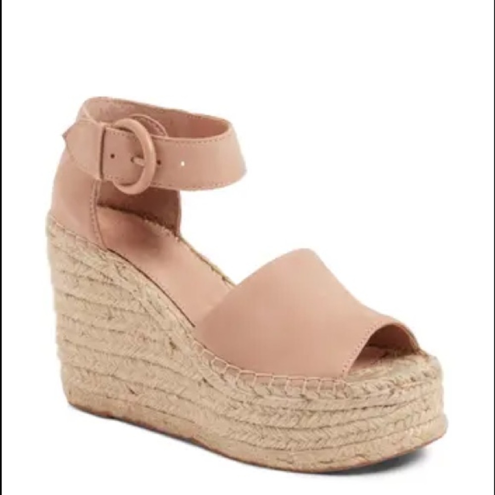 NWT Marc Fisher Alida Espadrille Platform Wedge